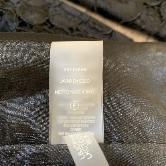 Karl Lagerfeld NWOT Paris Topper Jacket Lace Lined - Picture 8 of 8